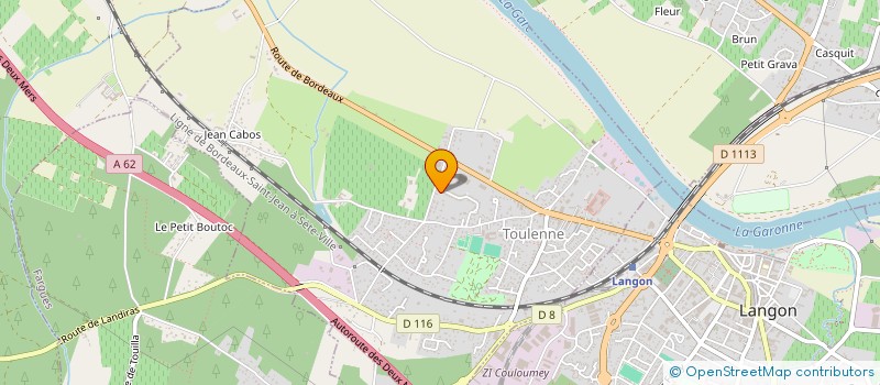 localisation de l'entreprise SCI CAMINASSE  TOULENNE