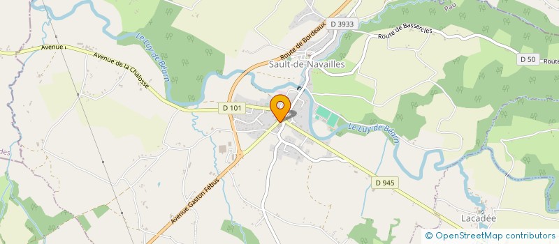 localisation de l'entreprise SCI CAMINAU  SAULT-DE-NAVAILLES