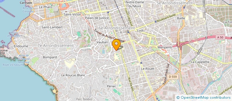 localisation de l'entreprise SCI CAMINITO à MARSEILLE
