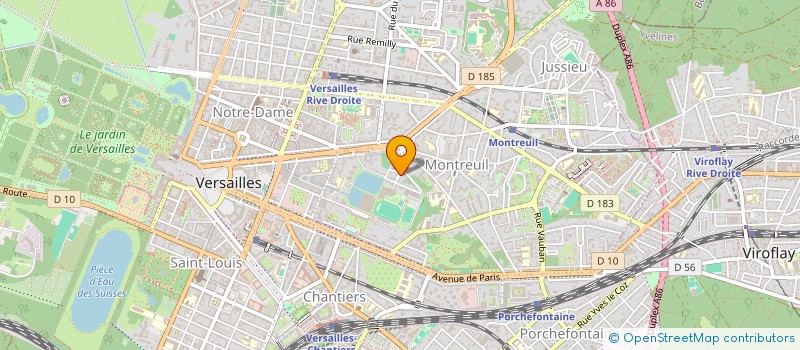 localisation de l'entreprise SCI CAMINO REAL à VERSAILLES