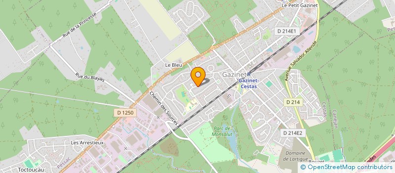 localisation de l'entreprise SCI CAMINVEST  CESTAS