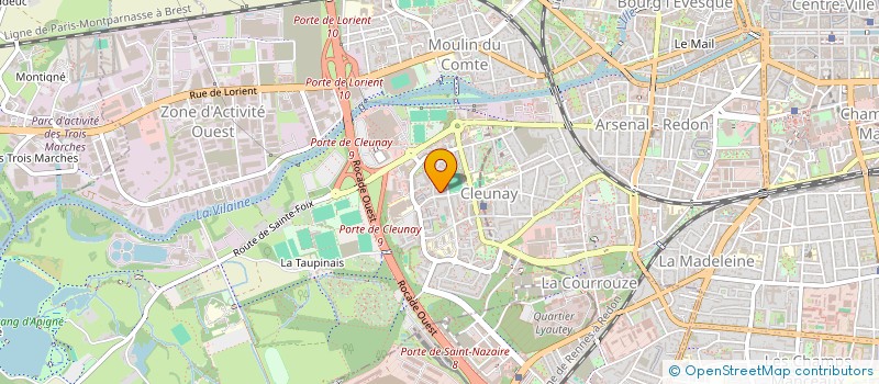 localisation de l'entreprise SCI CAMIVAL  RENNES