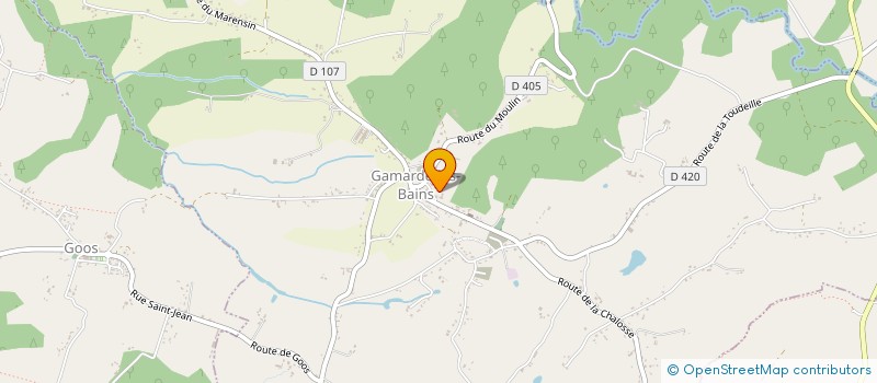 localisation de l'entreprise SCI CAMJOUAN  GAMARDE-LES-BAINS