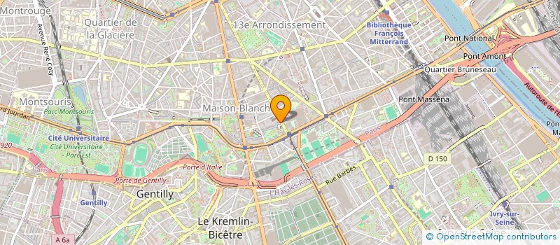 localisation de l'entreprise SCI CAMLONG à PARIS