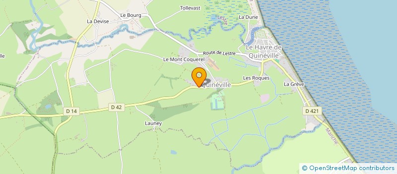 localisation de l'entreprise SCI CAMMAD  QUINEVILLE