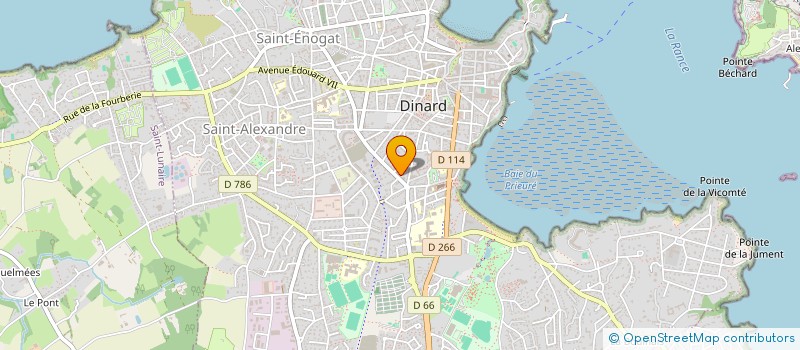 localisation de l'entreprise SCI CAMMAT  DINARD