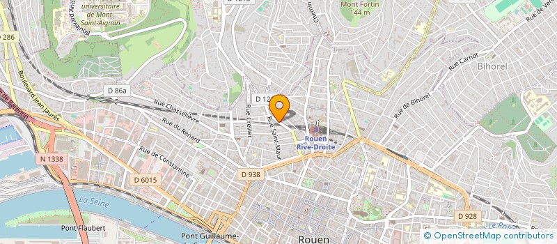 localisation de l'entreprise SCI CAMMATT à ROUEN