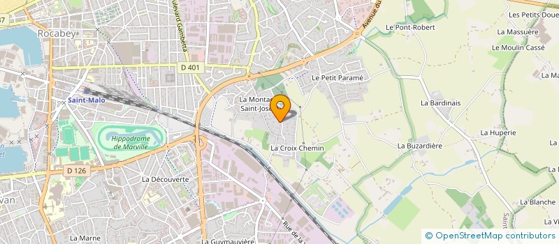 localisation de l'entreprise SCI CAMMEL  SAINT-MALO