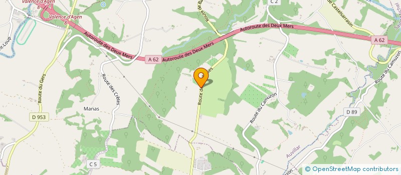 localisation de l'entreprise SCI CAMO PEY SUD  SISTELS