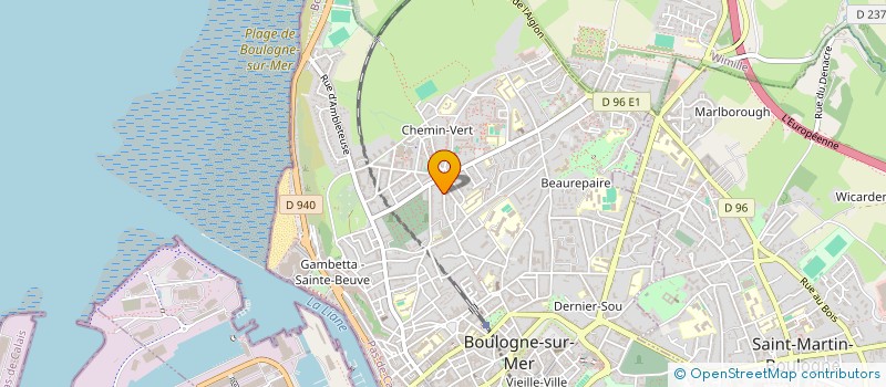 localisation de l'entreprise SCI CAMOPHINE à BOULOGNE-SUR-MER