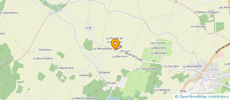 localisation de l'entreprise SCI CAMORI  CUSSAY