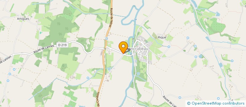 localisation de l'entreprise SCI CAMOULIAT  MONCRABEAU