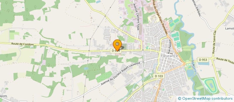 localisation de l'entreprise SCI CAMOZZI FLEURANCE  LAMOTHE-GOAS