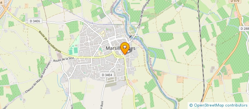 localisation de l'entreprise SCI CAMP  MARSILLARGUES