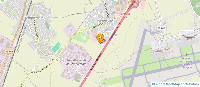 localisation de l'entreprise SCI CAMP ROMAIN  VENDEVILLE