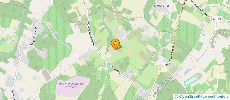 localisation de l'entreprise SCI CAMP SOLAR  BOULOC