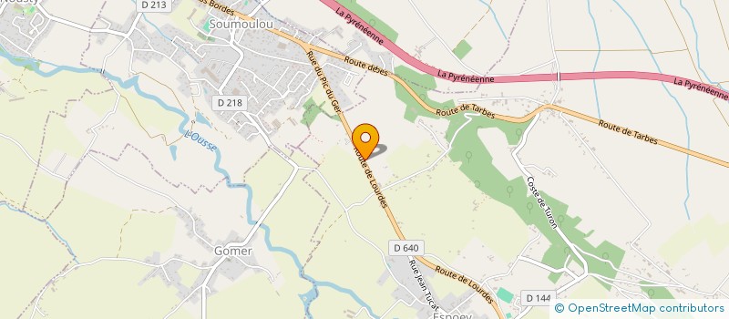 localisation de l'entreprise SCI CAMPAGNE DABAN INVESTISSEMENTS  ESPOEY