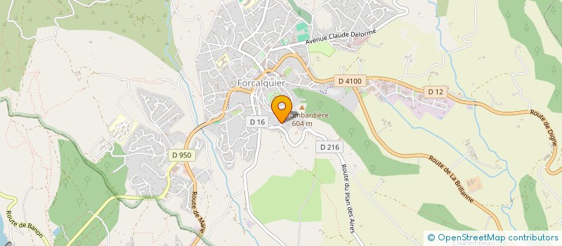localisation de l'entreprise SCI CAMPAGNE DE BASSY à FORCALQUIER