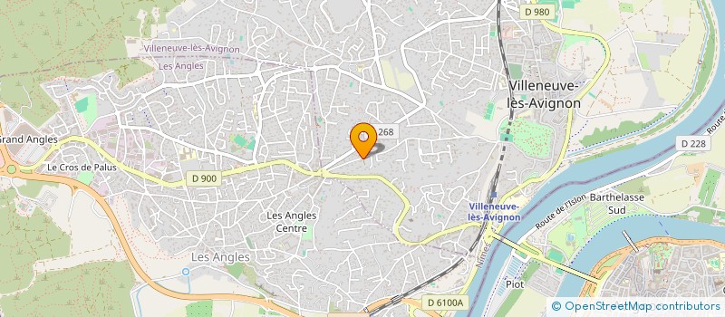 localisation de l'entreprise SCI CAMPAGNE DE VIVIERS  VILLENEUVE-LES-AVIGNON