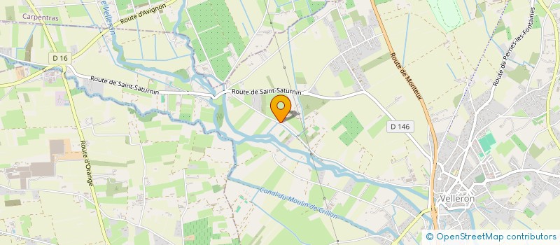 localisation de l'entreprise SCI CAMPAGNE L'EAU VIVE  VELLERON