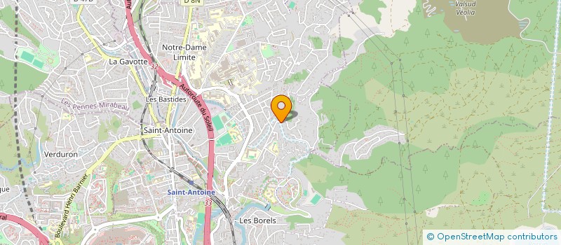 localisation de l'entreprise SCI CAMPAGNE LES TILLEULS à MARSEILLE