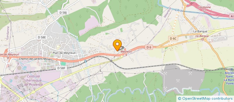 localisation de l'entreprise SCI CAMPAGNE MERENTIER  MEYREUIL