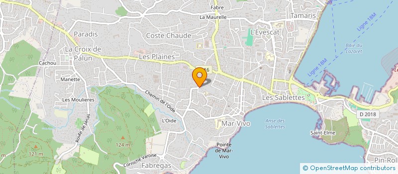 localisation de l'entreprise SCI CAMPAGNE ROUX à LA SEYNE-SUR-MER