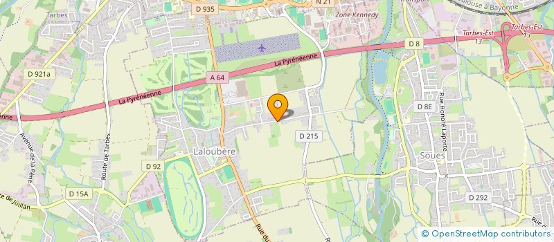 localisation de l'entreprise SCI CAMPAGNOLLE VIGNES  LALOUBERE