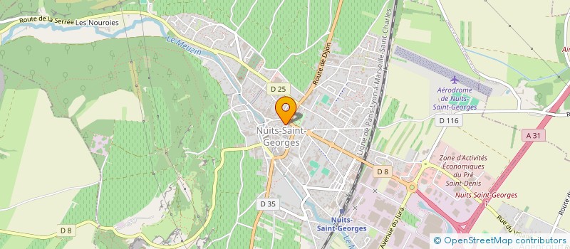 localisation de l'entreprise SCI CAMPAILLETTE à NUITS-SAINT-GEORGES