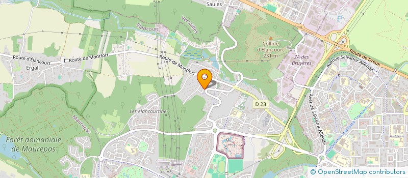 localisation de l'entreprise SCI CAMPANA  ELANCOURT