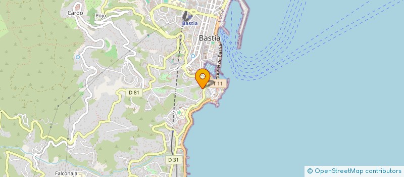 localisation de l'entreprise SCI CAMPANARI à BASTIA