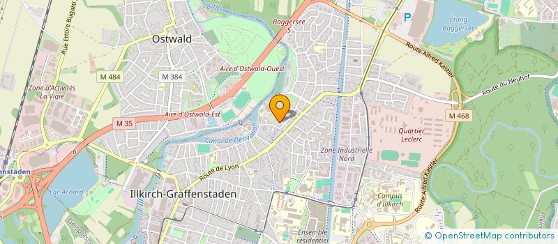 localisation de l'entreprise SCI CAMPANELLO  ILLKIRCH-GRAFFENSTADEN