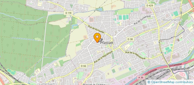 localisation de l'entreprise SCI CAMPANULE  RICHWILLER