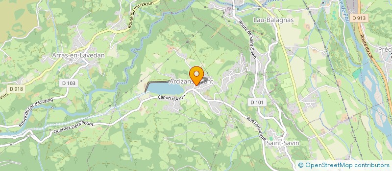 localisation de l'entreprise SCI CAMPATOUS  ARCIZANS-AVANT