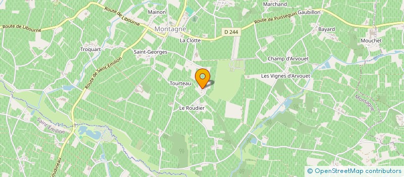 localisation de l'entreprise SCI CAMPAU  MONTAGNE