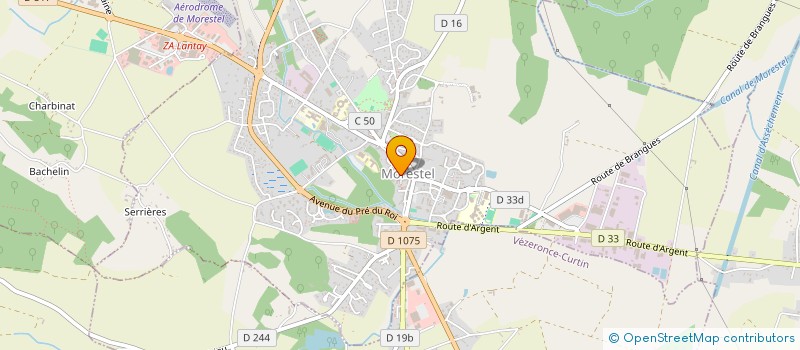 localisation de l'entreprise SCI CAMPBELL  MORESTEL