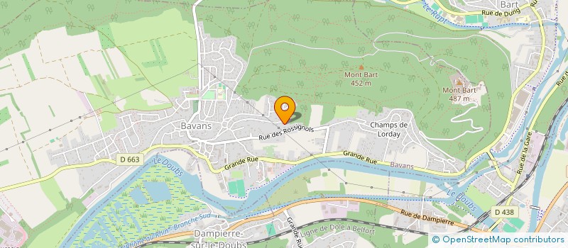 localisation de l'entreprise SCI CAMPENOTTES  BAVANS