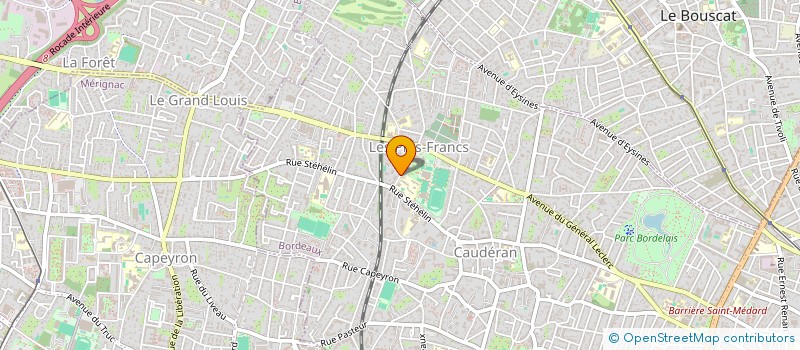 localisation de l'entreprise SCI CAMPET  BORDEAUX