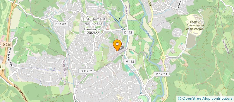 localisation de l'entreprise SCI CAMPI ET CIE 2  SAINT-CLEMENT-DE-RIVIERE