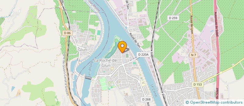 localisation de l'entreprise SCI CAMPILLO  PONT DE L'ISERE