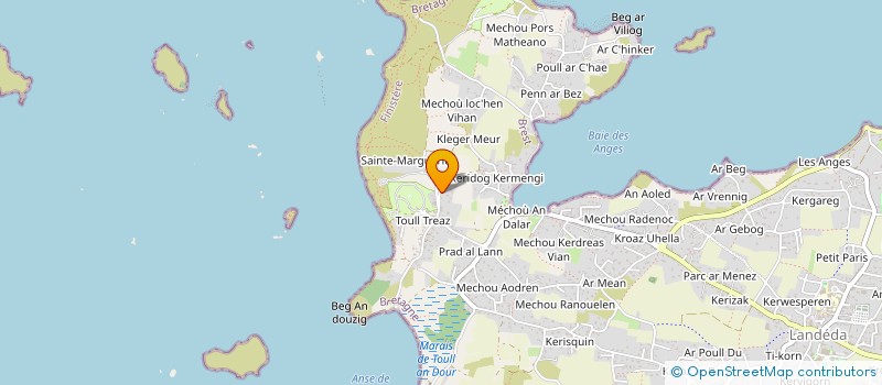 localisation de l'entreprise SCI CAMPING DES ABERS  LANDEDA