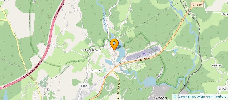 localisation de l'entreprise SCI CAMPING DU LAC à EGLETONS