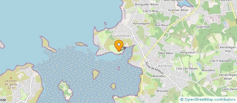 localisation de l'entreprise SCI CAMPING DU PORT  PLEUMEUR-BODOU