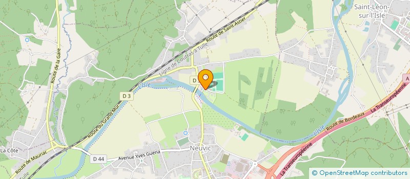 localisation de l'entreprise SCI CAMPING LE PLEIN AIR NEUVICOIS  NEUVIC