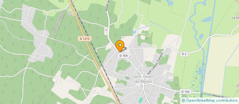 localisation de l'entreprise SCI CAMPING LES FRANQUETTES  SAINT-VIVIEN-DE-MEDOC