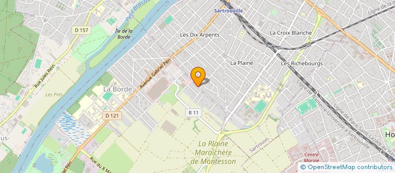 localisation de l'entreprise SCI CAMPION  SARTROUVILLE