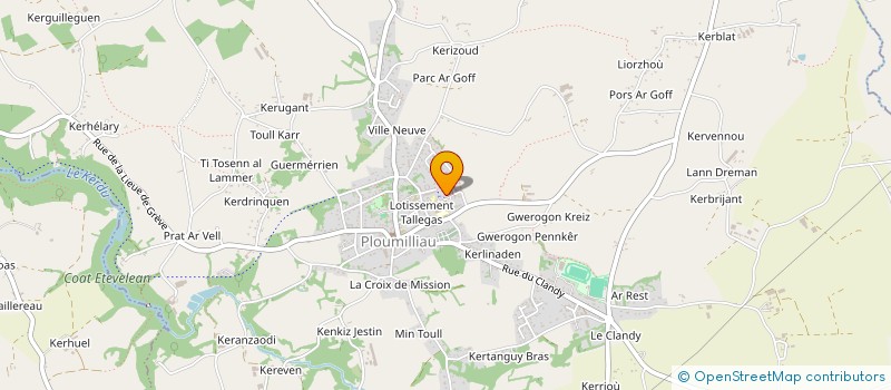 localisation de l'entreprise SCI CAMPION  PLOUMILLIAU