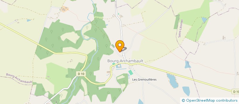 localisation de l'entreprise SCI CAMPIONI DEL MONDO  BOURG-ARCHAMBAULT