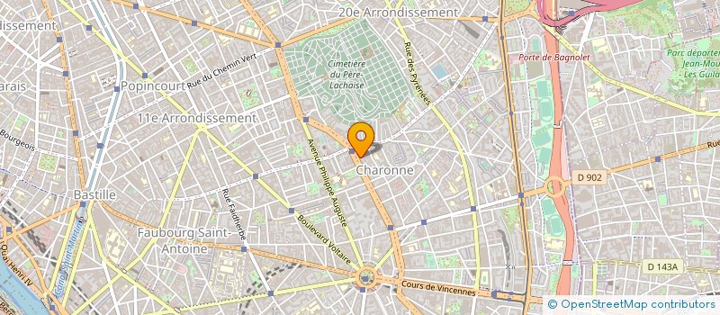 localisation de l'entreprise SCI CAMPLONE  PARIS