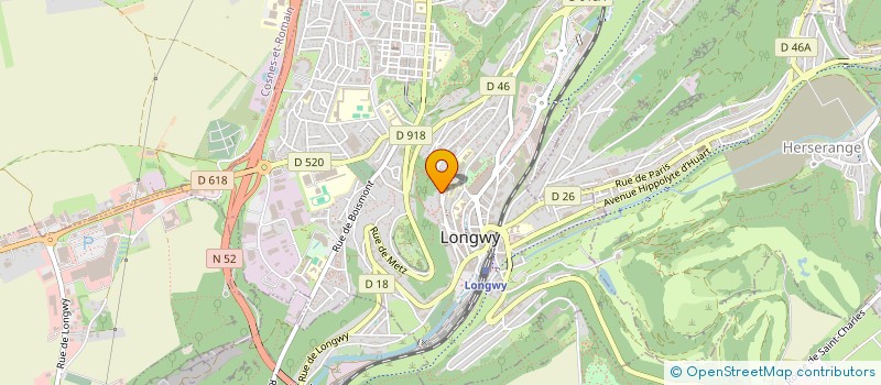 localisation de l'entreprise SCI CAMPO à LONGWY